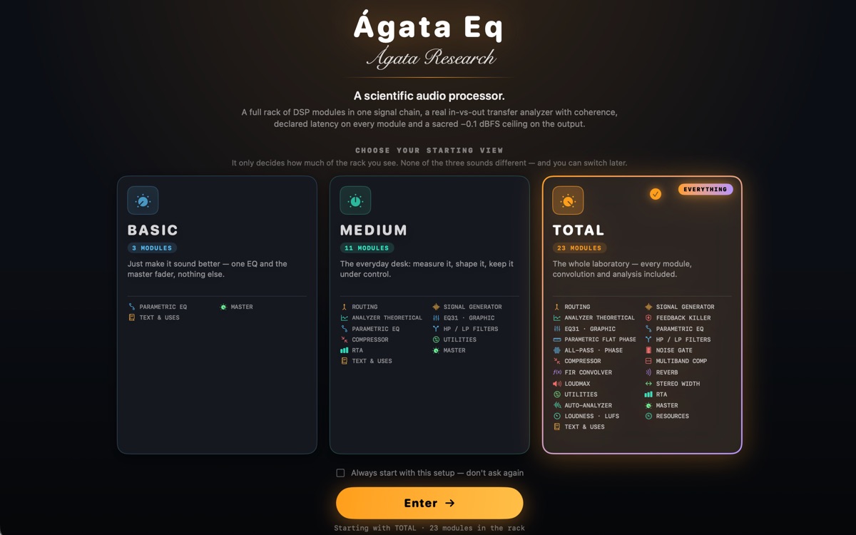Agata Processor screenshot