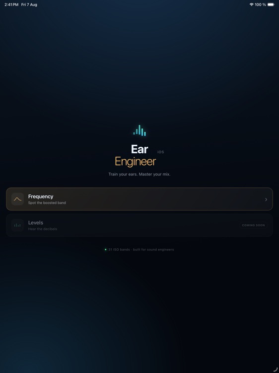 Ear Engineer iOS screenshot