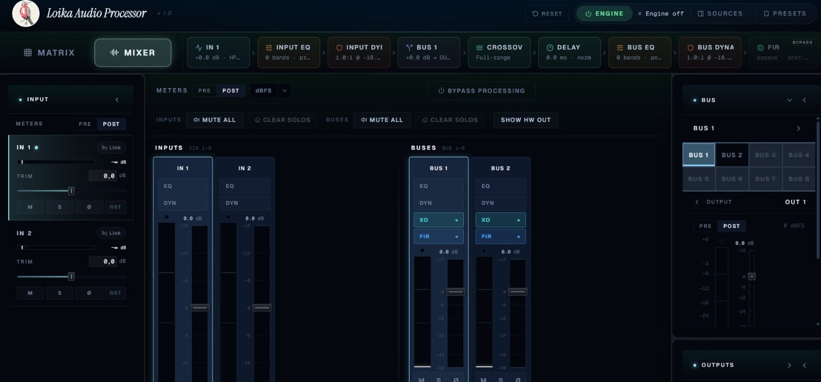 Loika Audio Processor UI